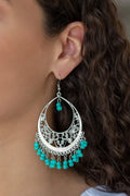 Paparazzi ♥ Malibu Mamba - Blue ♥ Earrings