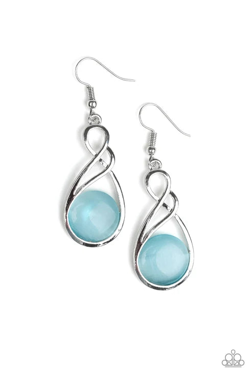 Paparazzi ♥ Swept Away - Blue ♥ Earrings