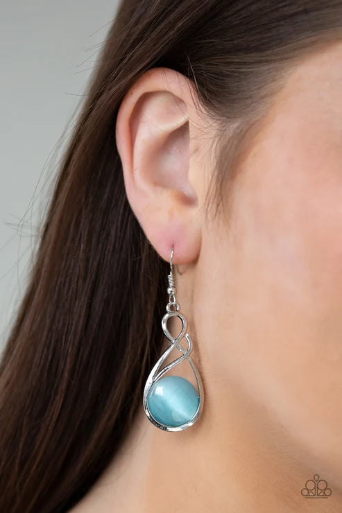 Paparazzi ♥ Swept Away - Blue ♥ Earrings