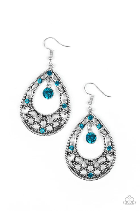 Paparazzi ♥ Gotta Get That Glow - Blue ♥ Earrings