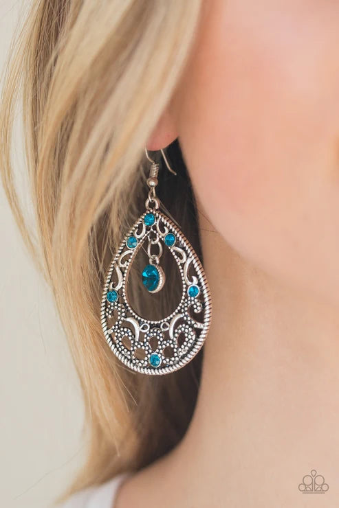 Paparazzi ♥ Gotta Get That Glow - Blue ♥ Earrings