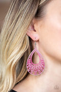 Paparazzi ♥ Flamingo Flamenco - Pink ♥ Earrings