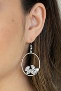 Paparazzi ♥ Cue The Confetti - White ♥ Earrings