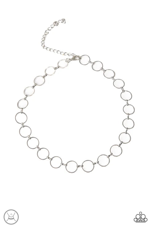 Paparazzi ♥ Metro Spunk - Silver ♥ Necklace