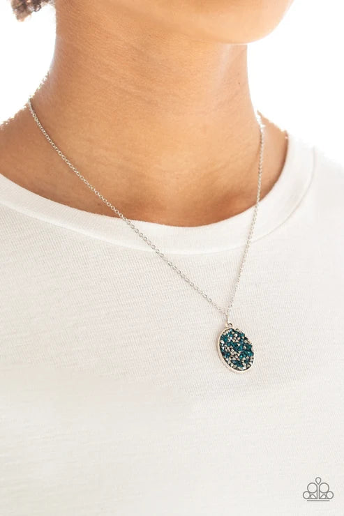 Paparazzi ♥ Star-Crossed Stargazer - Blue ♥ Necklace