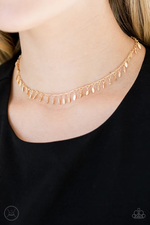 Paparazzi ♥ PURR-fect Ten - Gold ♥ Necklace