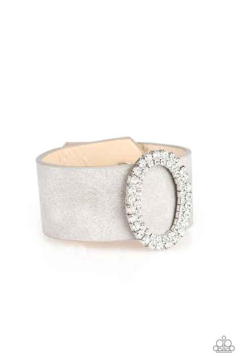 Paparazzi ♥ Center Stage Starlet - Silver ♥ Bracelet