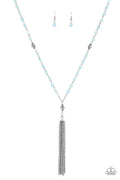 Paparazzi ♥ Tassel Takeover - Blue ♥ Necklace