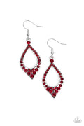 Paparazzi ♥ Finest First Lady - Red ♥ Earrings