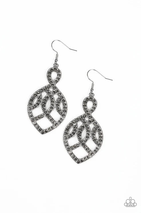 Paparazzi ♥ A Grand Statement - Silver ♥ Earrings