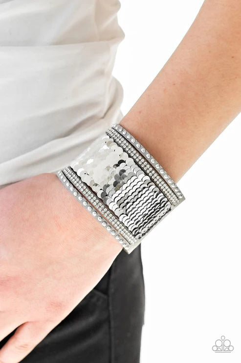 Paparazzi ♥ MERMAIDS Have More Fun - Silver ♥ Bracelet