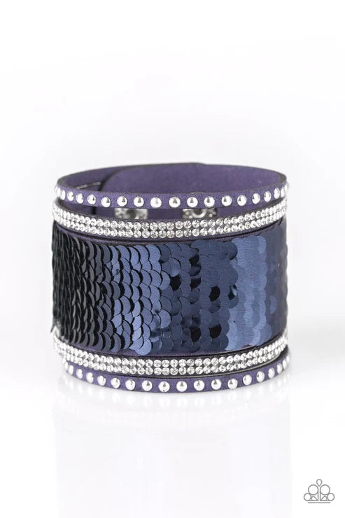 Paparazzi ♥ MERMAIDS Have More Fun - Blue ♥ Bracelet
