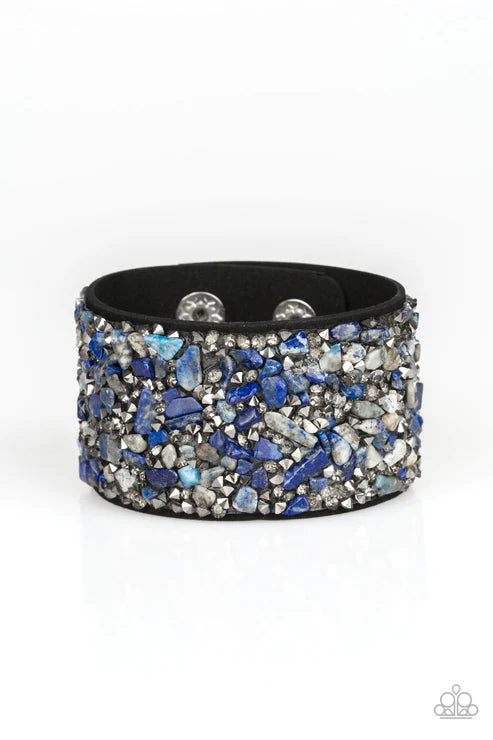 Paparazzi ♥ Crush Rush - Blue ♥ Bracelet