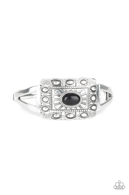 Paparazzi ♥ BIG House On The Prairie - Black ♥ Bracelet
