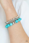 Paparazzi ♥ Rural Restoration - Blue ♥ Bracelet