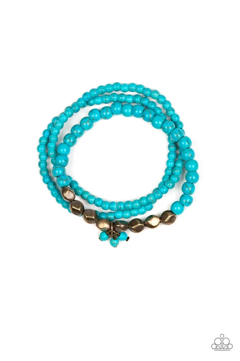 Paparazzi ♥ Tour de Tranquility - Brass ♥ Bracelet