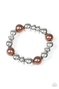 Paparazzi ♥ Upper Manhattan - Brown ♥ Bracelet