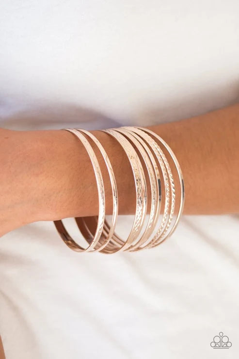 Paparazzi ♥ Am I BRIGHT? - Gold ♥ Bracelet