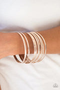 Paparazzi ♥ Am I BRIGHT? - Gold ♥ Bracelet