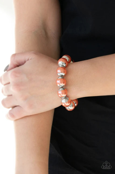 Paparazzi ♥ One Woman Show-STOPPER - Orange ♥ Bracelet