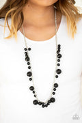 Paparazzi ♥ Theres Always Room At The Top - Black ♥ Necklace