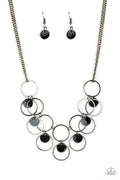 Paparazzi ♥ Ask and You SHELL Receive - Black ♥ Necklace