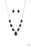 Paparazzi ♥ Socialite Social - Black ♥ Necklace