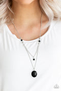 Paparazzi ♥ Time To Hit The ROAM - Black ♥ Necklace