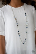 Paparazzi ♥ Serenely Springtime - Blue ♥ Necklace