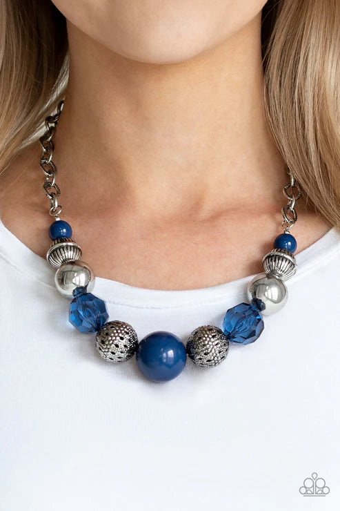 Paparazzi ♥ Sugar, Sugar - Blue ♥ Necklace