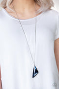 Paparazzi ♥ Ultra Sharp - Blue ♥ Necklace