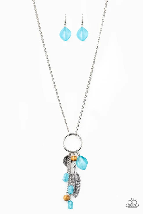 Paparazzi ♥ Sky High Style - Blue ♥ Necklace
