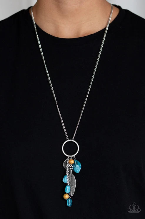 Paparazzi ♥ Sky High Style - Blue ♥ Necklace