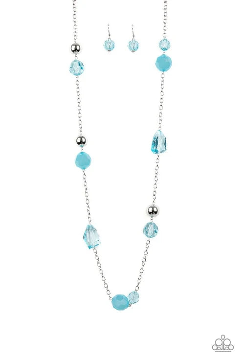 Paparazzi ♥ Royal Roller - Blue ♥ Necklace