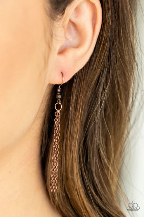Paparazzi ♥ Straight From The Heart - Copper ♥ Necklace