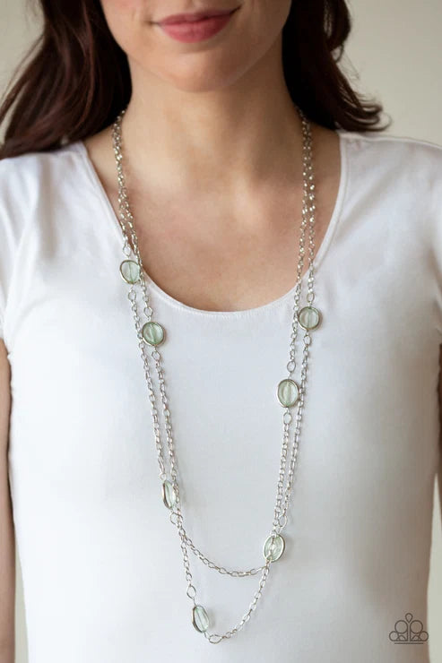 Paparazzi ♥ Back For More - Green ♥ Necklace