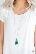 Paparazzi ♥ Ultra Sharp - Green ♥ Necklace