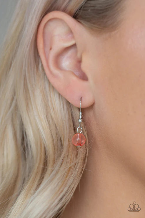 Paparazzi ♥ Crystal Cascade - Orange ♥ Necklace
