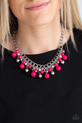 Paparazzi ♥ The Bride To BEAD - Pink ♥ Necklace