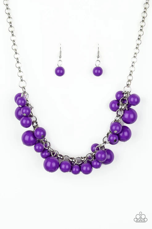 Paparazzi ♥ Walk This BROADWAY - Purple ♥ Necklace