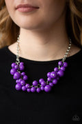 Paparazzi ♥ Walk This BROADWAY - Purple ♥ Necklace