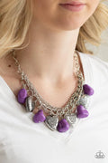 Paparazzi ♥ Change Of Heart - Purple ♥ Necklace