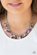 Paparazzi ♥ Quarry Trail - Purple ♥ Necklace