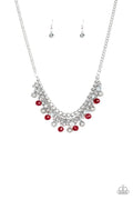 Paparazzi ♥ Party Spree - Red ♥ Necklace