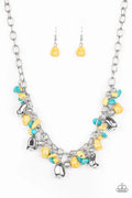 Paparazzi ♥ Quarry Trail - Yellow ♥ Necklace