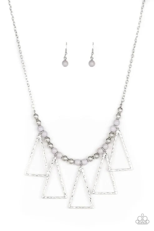 Paparazzi ♥ Terra Nouveau - Silver ♥ Necklace