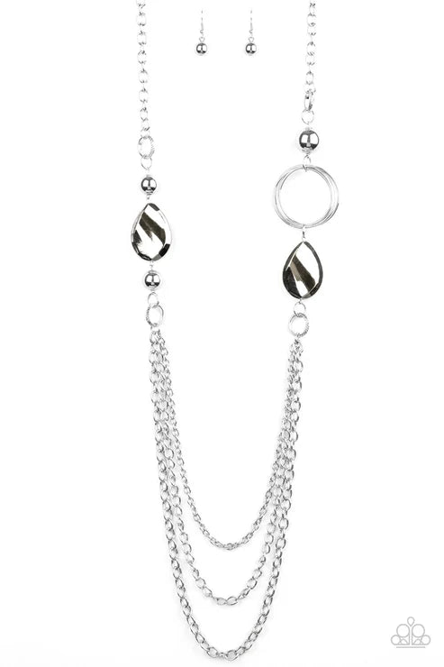 Paparazzi ♥ Rebels Have More Fun - Silver ♥ Necklace