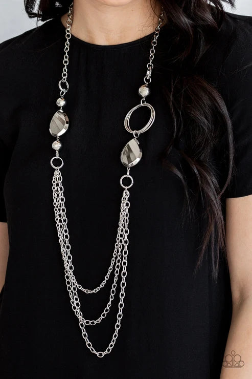 Paparazzi ♥ Rebels Have More Fun - Silver ♥ Necklace