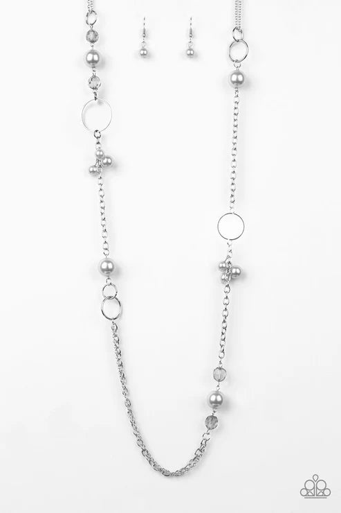 Paparazzi ♥ Pageant Princess - Silver ♥ Necklace