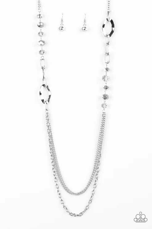 Paparazzi ♥ Modern Girl Glam - Silver ♥ Necklace
